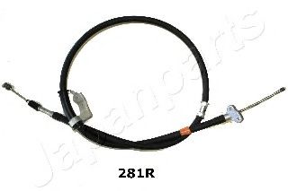 Трос ручного тормоза JAPANPARTS BC-281R Трос ручного тормоза JAPANPARTS BC-281R