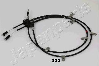 Трос ручного тормоза JAPANPARTS BC-322 Трос ручного тормоза JAPANPARTS BC-322