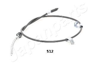Трос ручного тормоза JAPANPARTS BC-512 Трос ручного тормоза JAPANPARTS BC-512