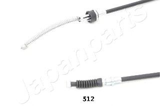 Трос ручного тормоза JAPANPARTS BC-512