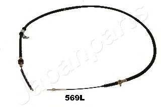 Трос ручного тормоза JAPANPARTS BC-569L Трос ручного тормоза JAPANPARTS BC-569L