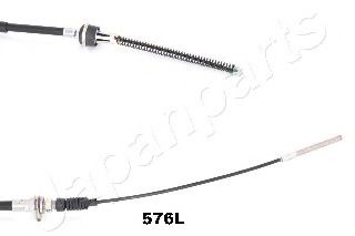 Трос ручного тормоза JAPANPARTS BC-576L