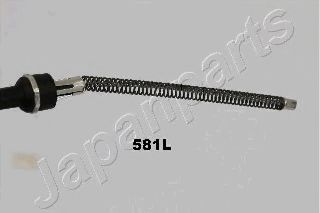 Трос ручного тормоза JAPANPARTS BC-581L