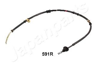 Трос ручного тормоза JAPANPARTS BC-591R Трос ручного тормоза JAPANPARTS BC-591R