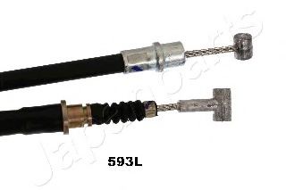 Трос ручного тормоза JAPANPARTS BC-593L