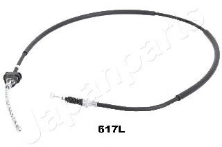 Трос ручного тормоза JAPANPARTS BC-617L Трос ручного тормоза JAPANPARTS BC-617L