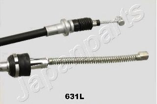 Трос ручного тормоза JAPANPARTS BC-631L