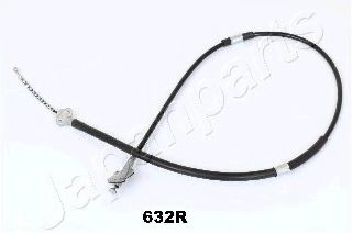 Трос ручного тормоза JAPANPARTS BC-632R Трос ручного тормоза JAPANPARTS BC-632R