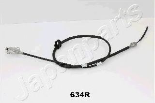 Трос ручного тормоза JAPANPARTS BC-634R Трос ручного тормоза JAPANPARTS BC-634R