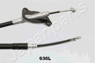 Трос ручного тормоза JAPANPARTS BC-636L