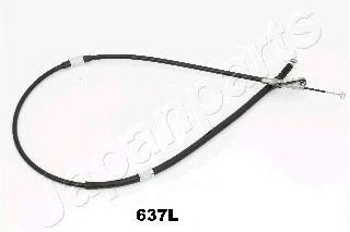 Трос ручного тормоза JAPANPARTS BC-637L Трос ручного тормоза JAPANPARTS BC-637L