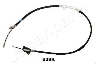 Трос ручного тормоза JAPANPARTS BC-638R Трос ручного тормоза JAPANPARTS BC-638R