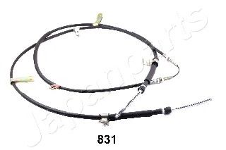 Трос ручного тормоза JAPANPARTS BC-831 Трос ручного тормоза JAPANPARTS BC-831