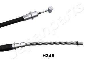 Трос ручного тормоза JAPANPARTS BC-H34R