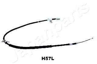 Трос ручного тормоза JAPANPARTS BC-H57L Трос ручного тормоза JAPANPARTS BC-H57L
