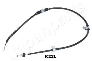 Трос ручного тормоза JAPANPARTS BC-K22L Трос ручного тормоза JAPANPARTS BC-K22L