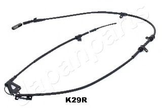 Трос ручного тормоза JAPANPARTS BC-K29R Трос ручного тормоза JAPANPARTS BC-K29R
