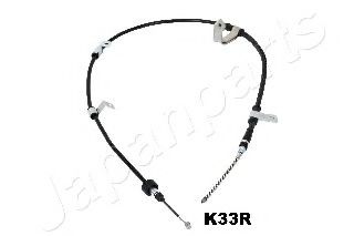 Трос ручного тормоза JAPANPARTS BC-K33R Трос ручного тормоза JAPANPARTS BC-K33R