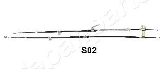 Трос ручного тормоза JAPANPARTS BC-S02 Трос ручного тормоза JAPANPARTS BC-S02