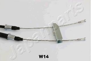 Трос ручного тормоза JAPANPARTS BC-W14 Трос ручного тормоза JAPANPARTS BC-W14