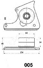 Натяжитель ремня ГРМ JAPANPARTS BE-005