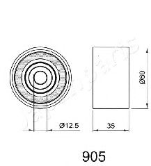 Натяжитель ремня ГРМ JAPANPARTS BE-905
