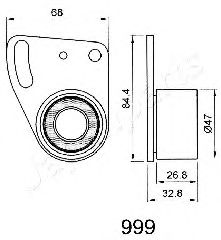 Натяжитель ремня ГРМ JAPANPARTS BE-999