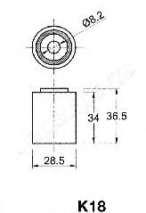 Натяжитель ремня ГРМ JAPANPARTS BE-K18