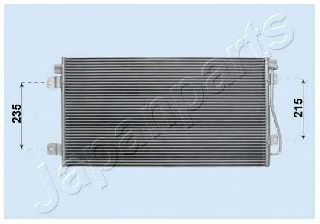 Радиатор кондиционера JAPANPARTS CND093045