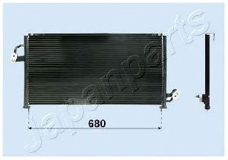 Радиатор кондиционера JAPANPARTS CND243007