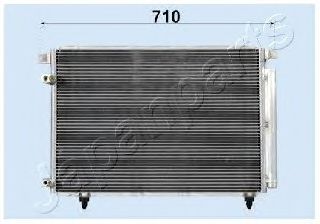Радиатор кондиционера JAPANPARTS CND253017
