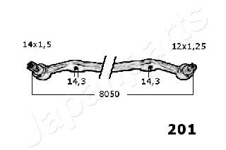 Рулевая тяга JAPANPARTS CR-201