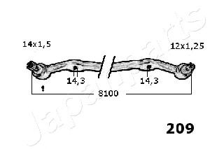 Рулевая тяга JAPANPARTS CR-209