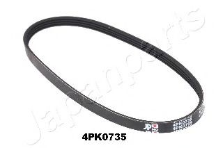Поликлиновой ремень JAPANPARTS DV-4PK0735