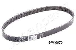 Поликлиновой ремень JAPANPARTS DV-5PK0670