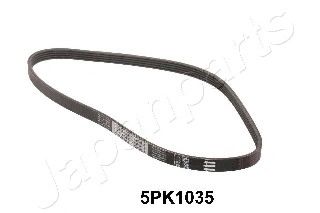 Поликлиновой ремень JAPANPARTS DV-5PK1035