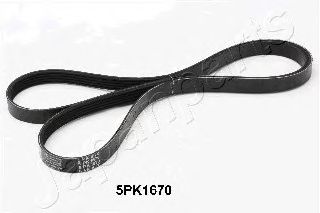 Поликлиновой ремень JAPANPARTS DV-5PK1670