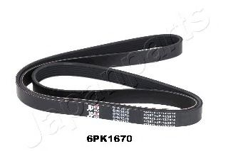 Поликлиновой ремень JAPANPARTS DV-6PK1670