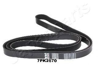Поликлиновой ремень JAPANPARTS DV-7PK2670