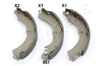Тормозные колодки барабанные JAPANPARTS GF-007AF