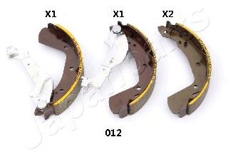 Тормозные колодки барабанные JAPANPARTS GF-012AF