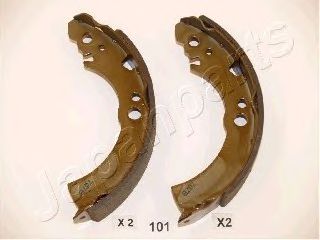 Тормозные колодки барабанные JAPANPARTS GF-101AF