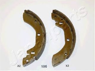 Тормозные колодки барабанные JAPANPARTS GF-106AF