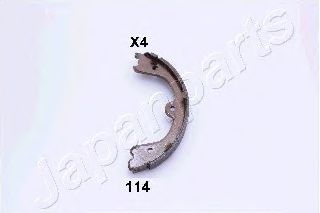 Тормозные колодки барабанные JAPANPARTS GF-114AF