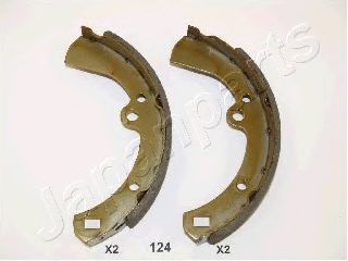 Тормозные колодки барабанные JAPANPARTS GF-124AF