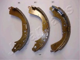 Тормозные колодки барабанные JAPANPARTS GF-140AF