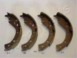 Тормозные колодки барабанные JAPANPARTS GF-214AF