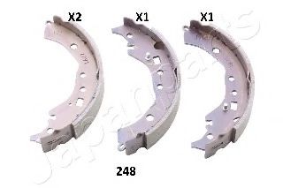 Тормозные колодки барабанные JAPANPARTS GF-248AF