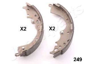 Тормозные колодки барабанные JAPANPARTS GF-249AF