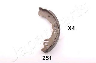 Тормозные колодки барабанные JAPANPARTS GF-251AF
